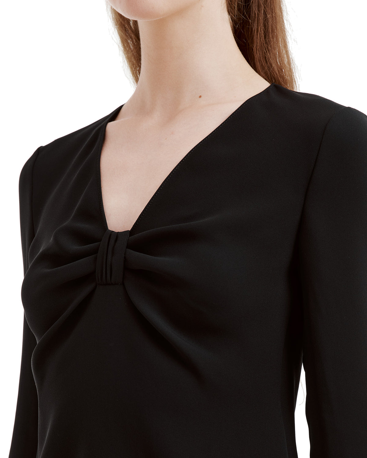 Bow neckline top