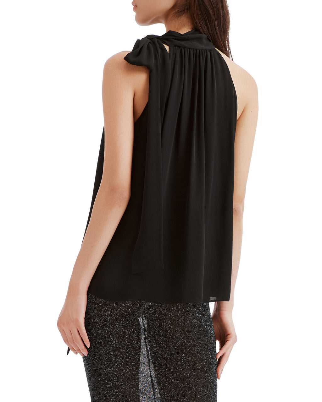 Tie-neck top