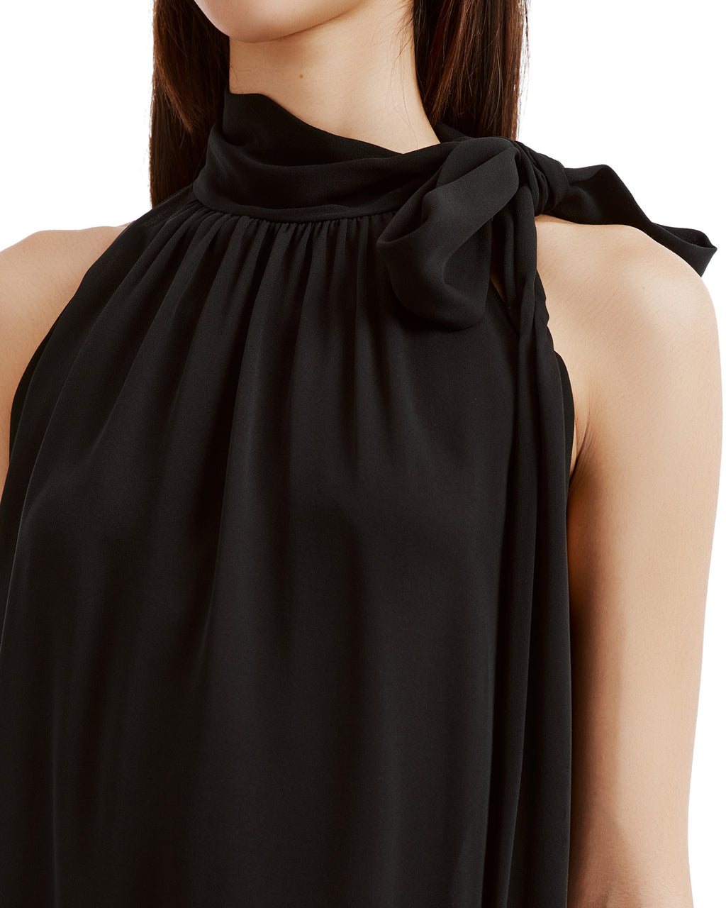 Tie-neck top