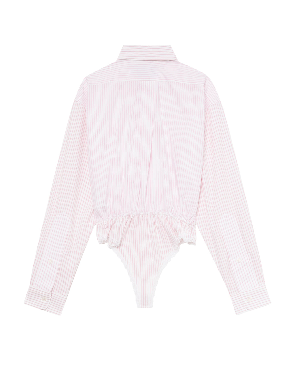 Striped shirt bodysuit
