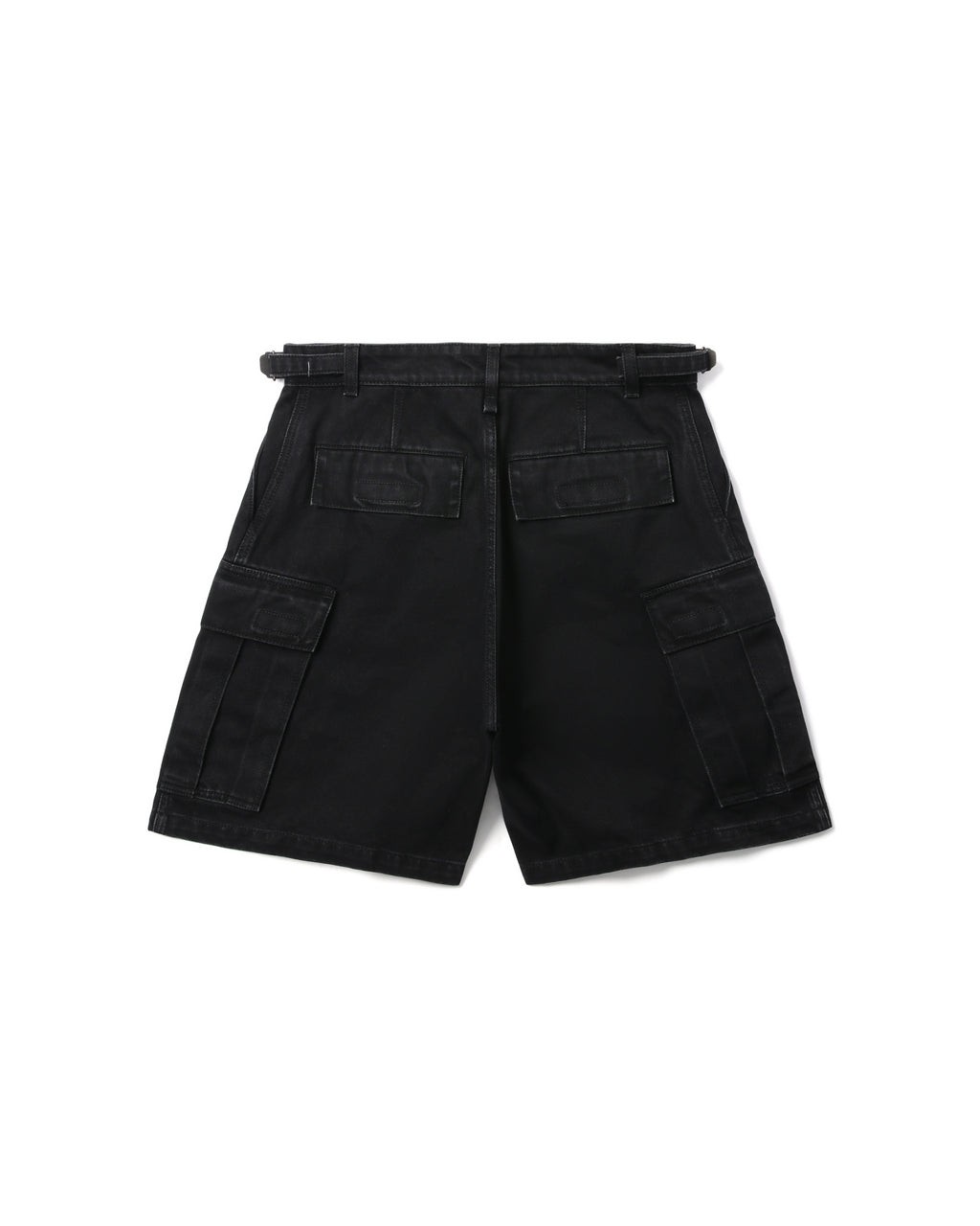 Denim cargo shorts