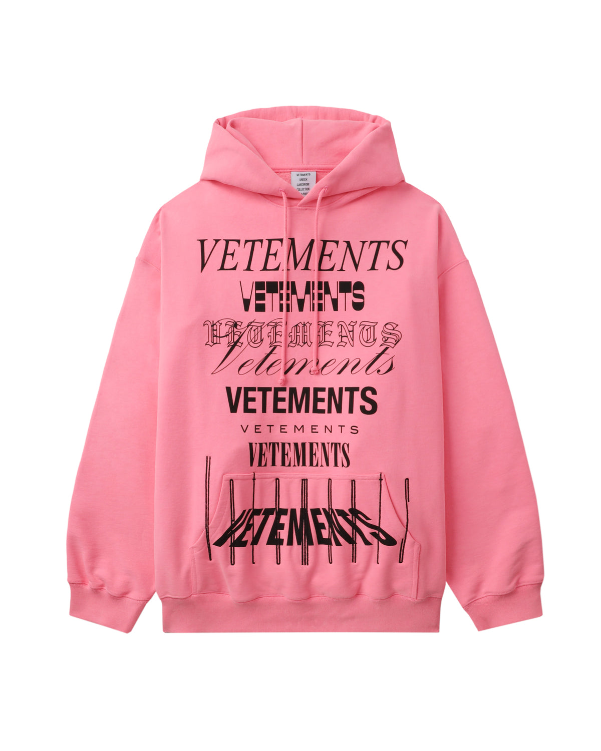 Multi-logo hoodie