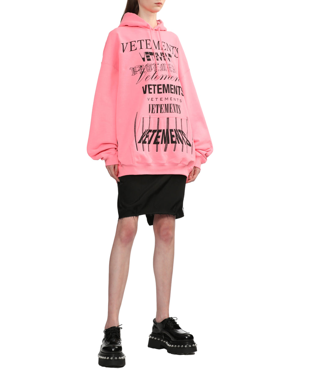Multi-logo hoodie