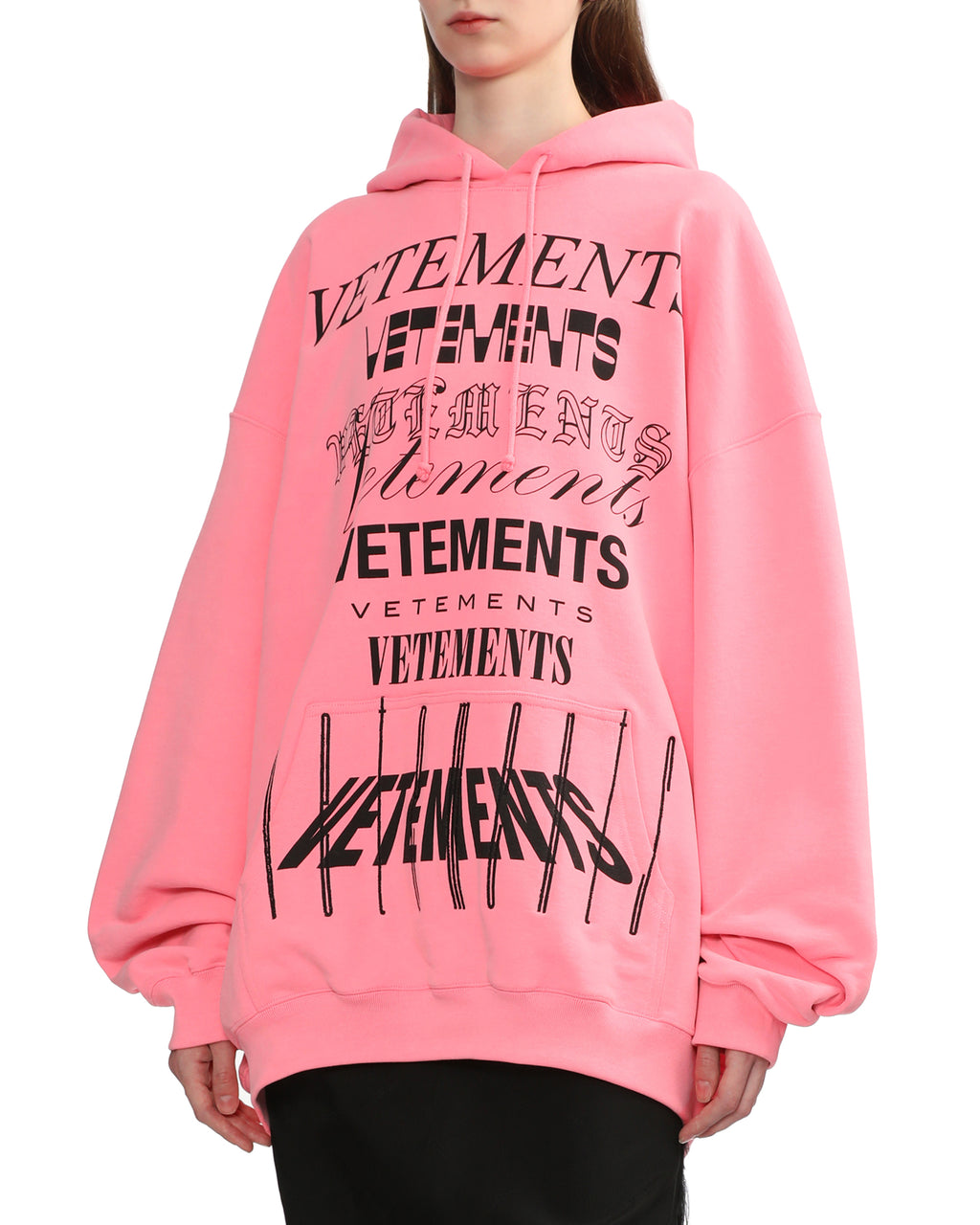 Multi-logo hoodie