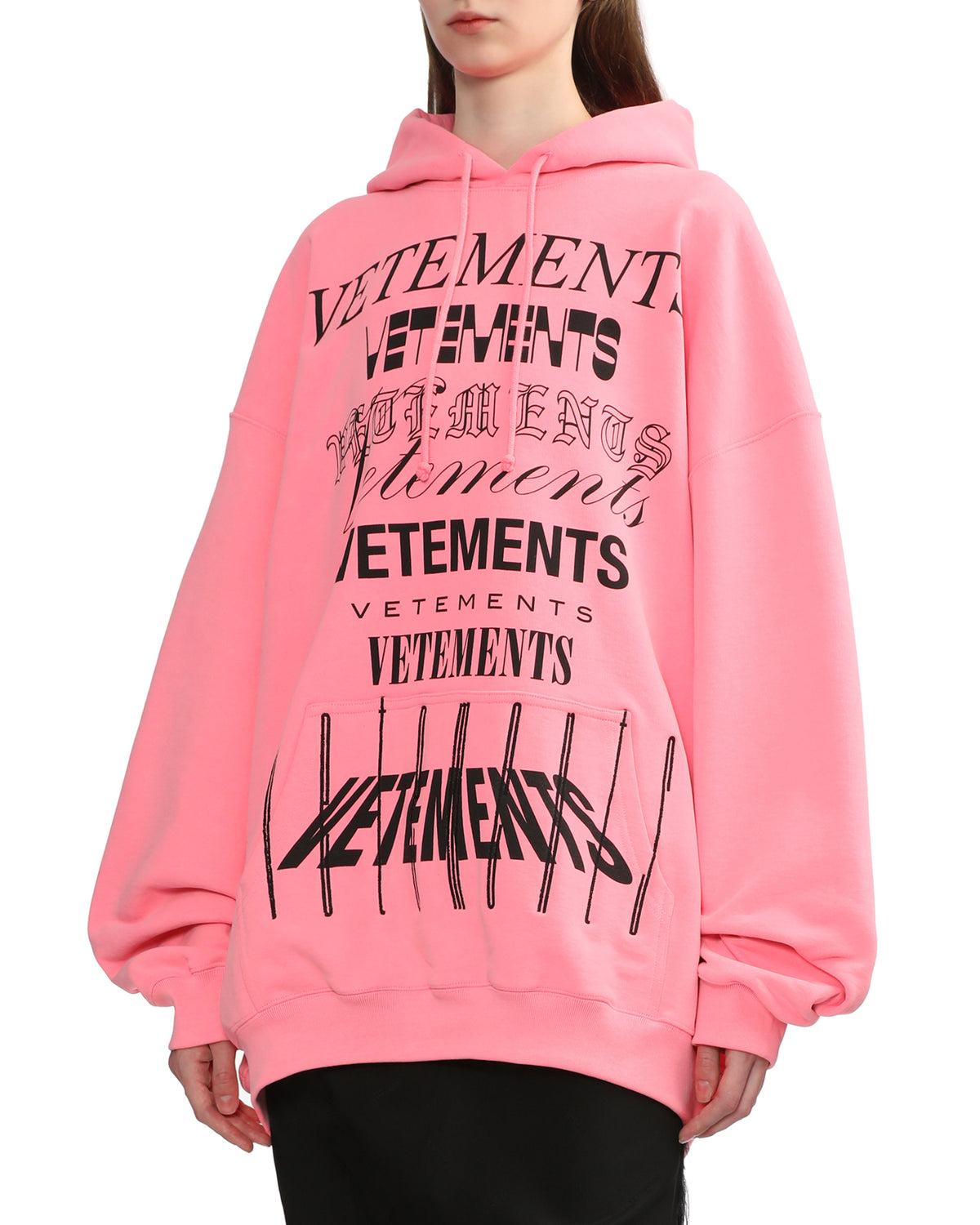 Multi-logo hoodie