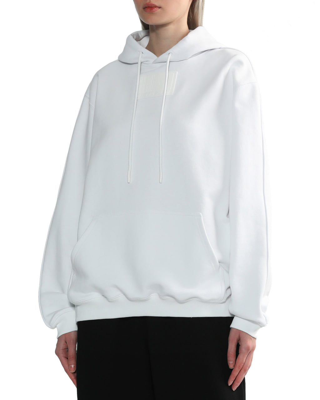 Big rubber patch hoodie