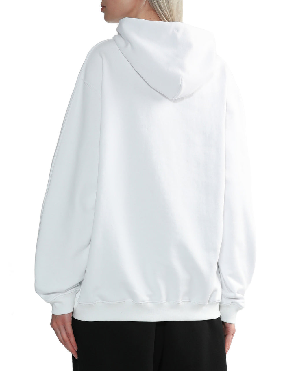Big rubber patch hoodie