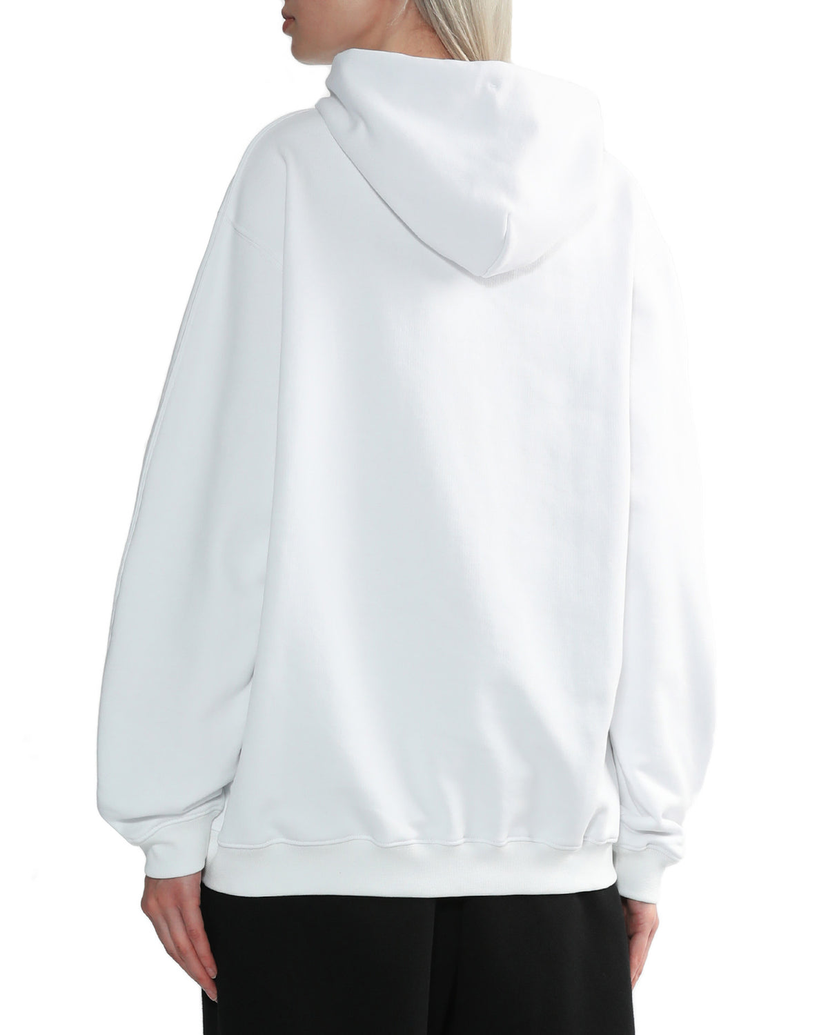 Big rubber patch hoodie