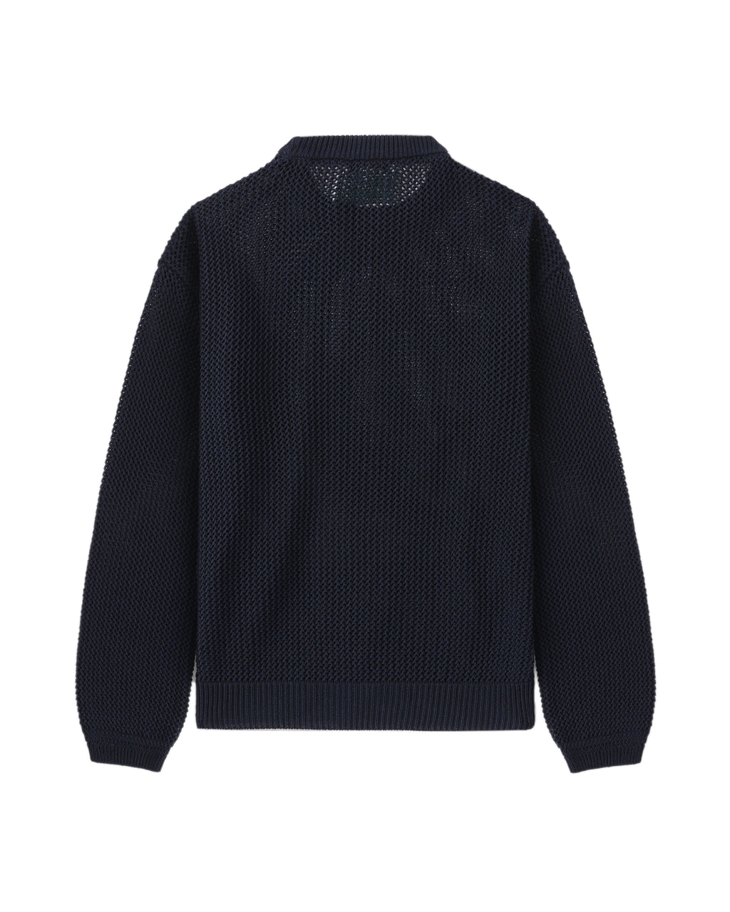 Embroidered crew neck sweater