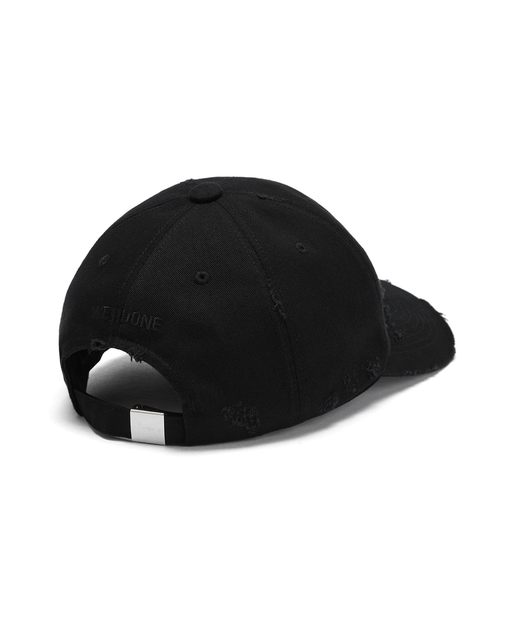 Embroidered distressed cap