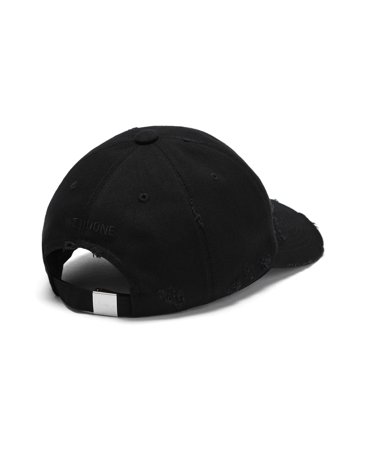 Embroidered distressed cap