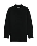 Inverted triangle cut-out knit dress