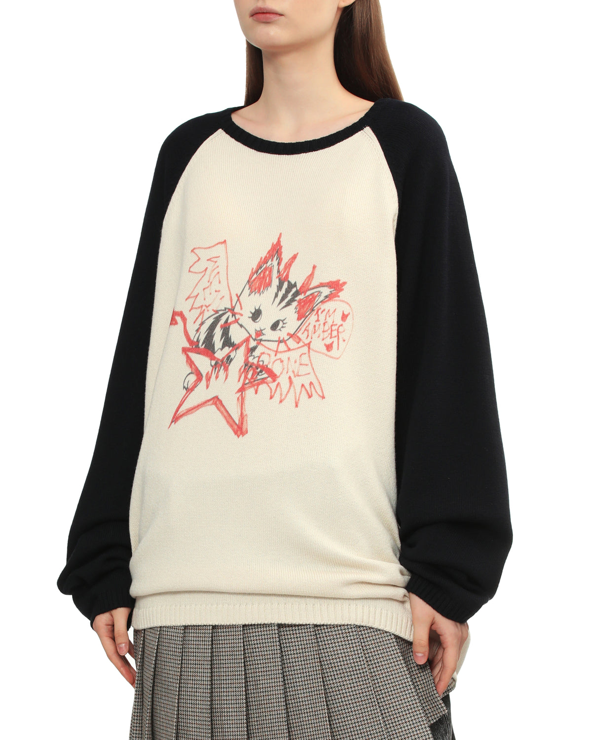 Graphic sweater