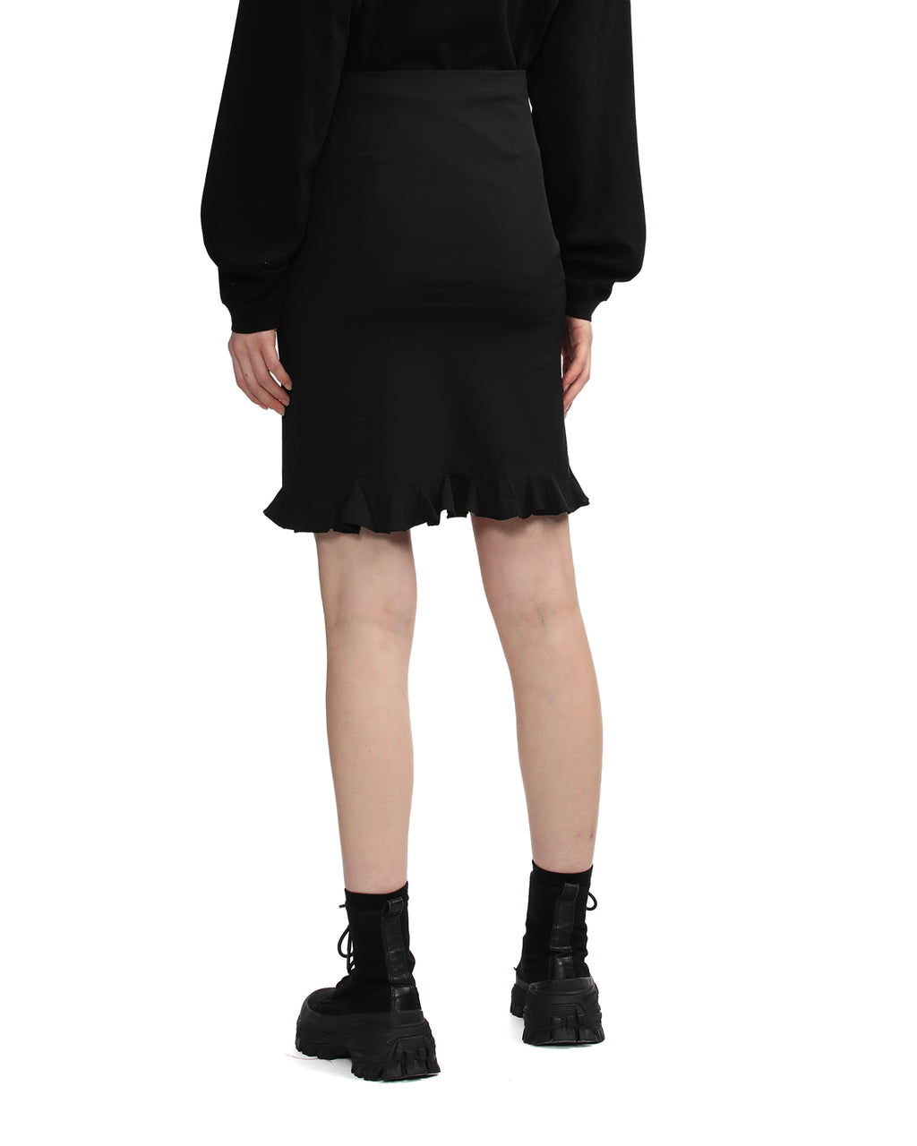 Ruffled mini skirt