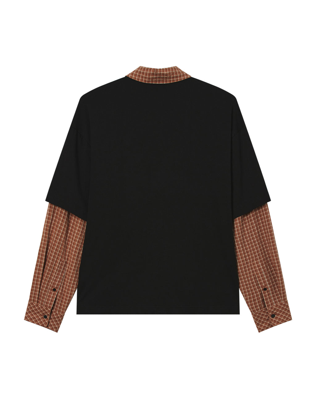 Layered polo shirt
