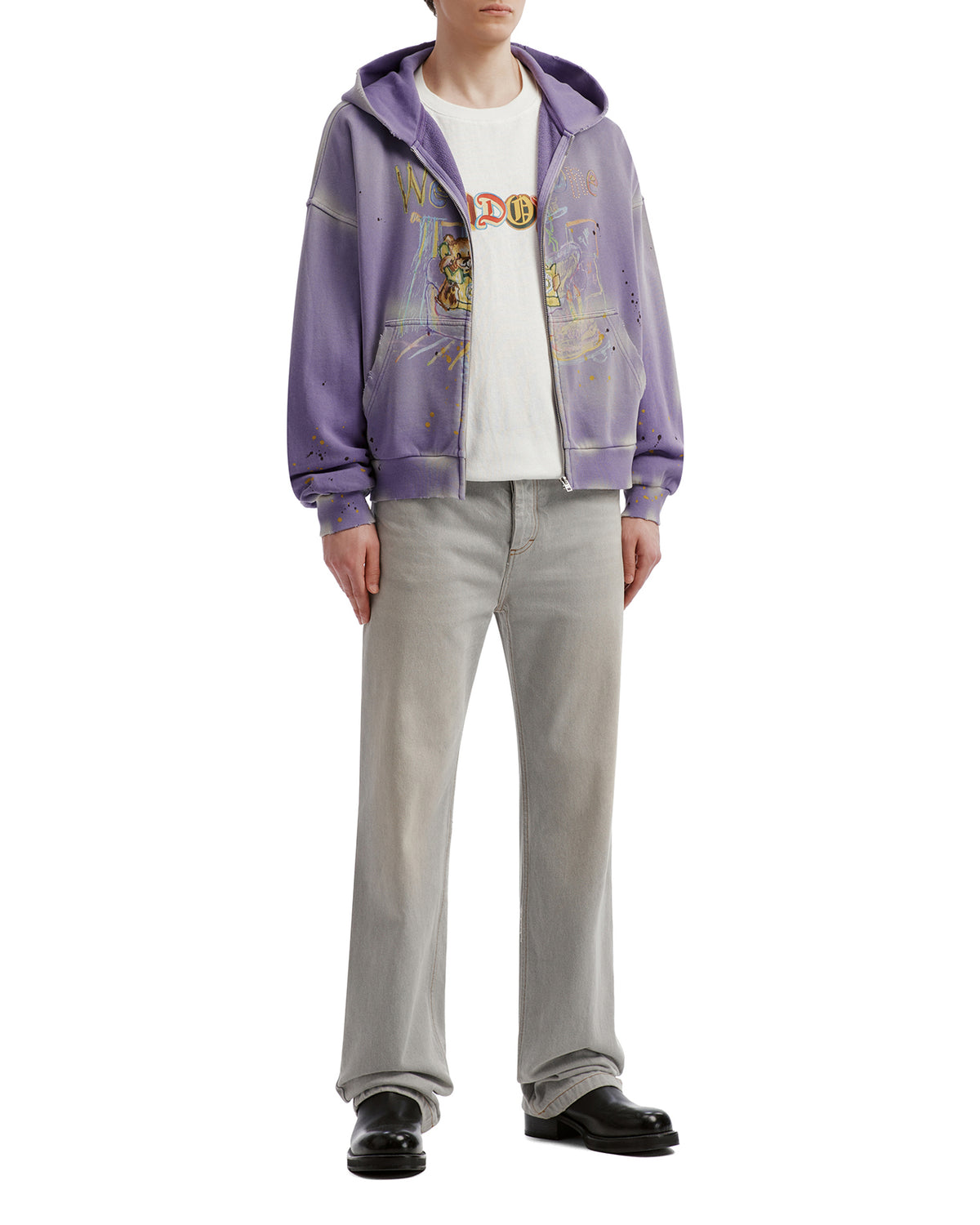 Graffiti zip hoodie