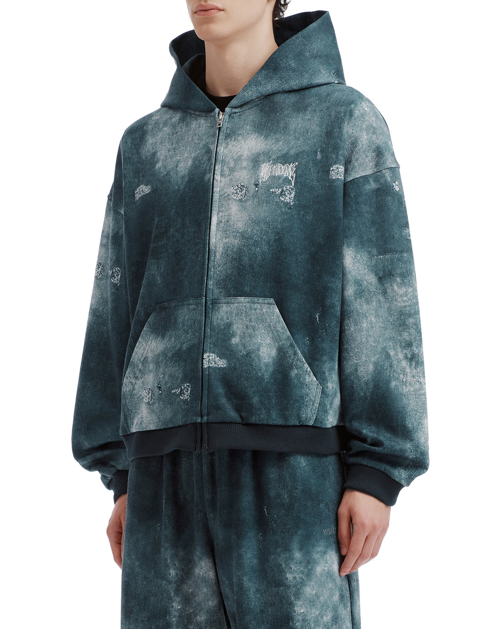 Hooded zip jacket