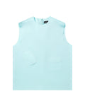 Pocket embossed tank top