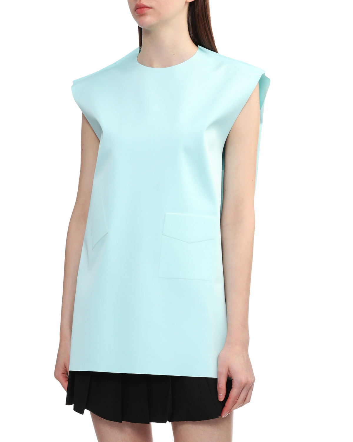 Pocket embossed tank top