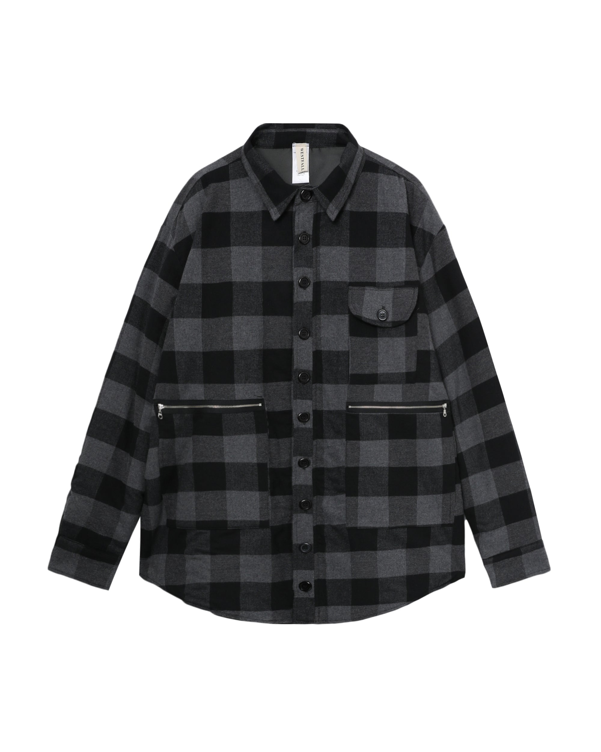 Padded flannel jacket