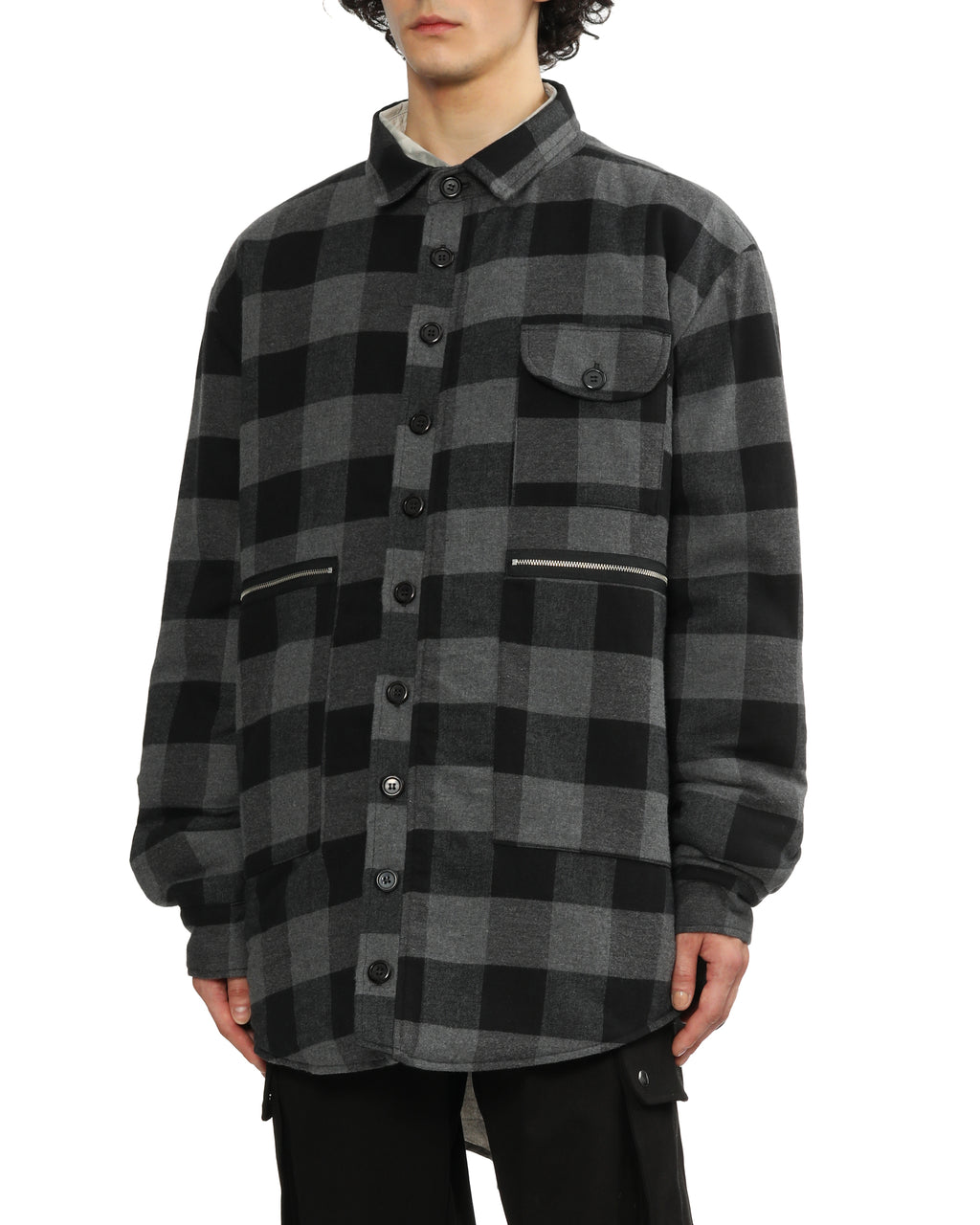 Padded flannel jacket