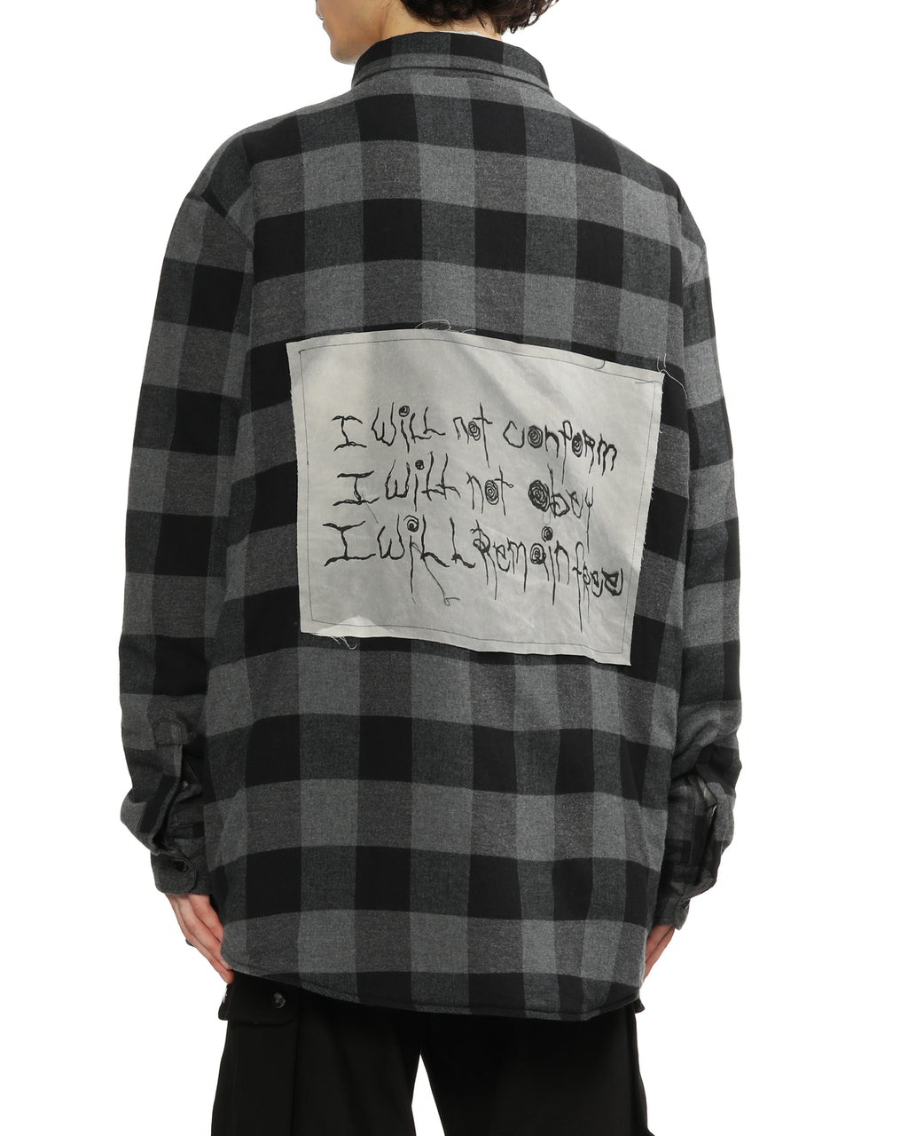 Padded flannel jacket