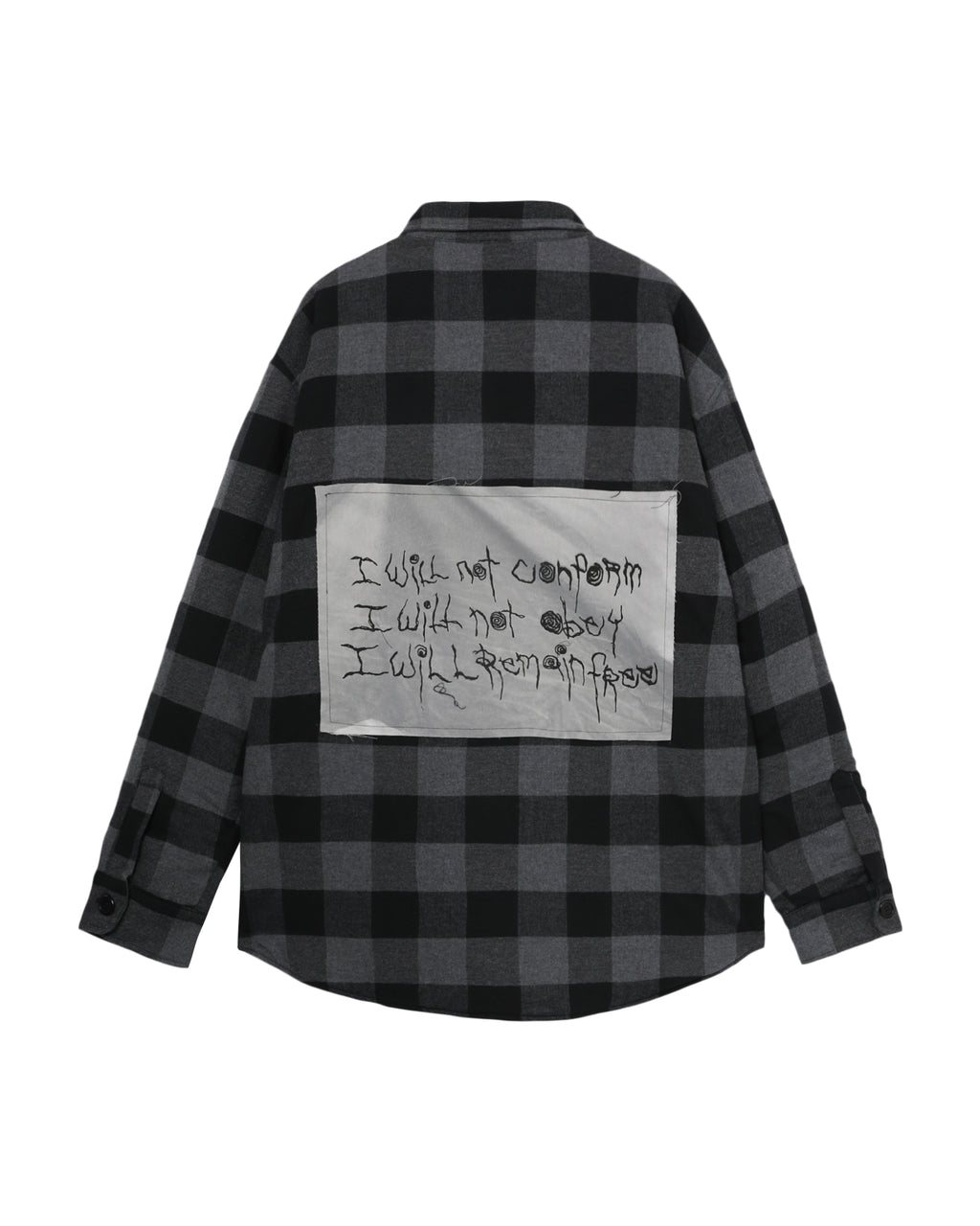Padded flannel jacket