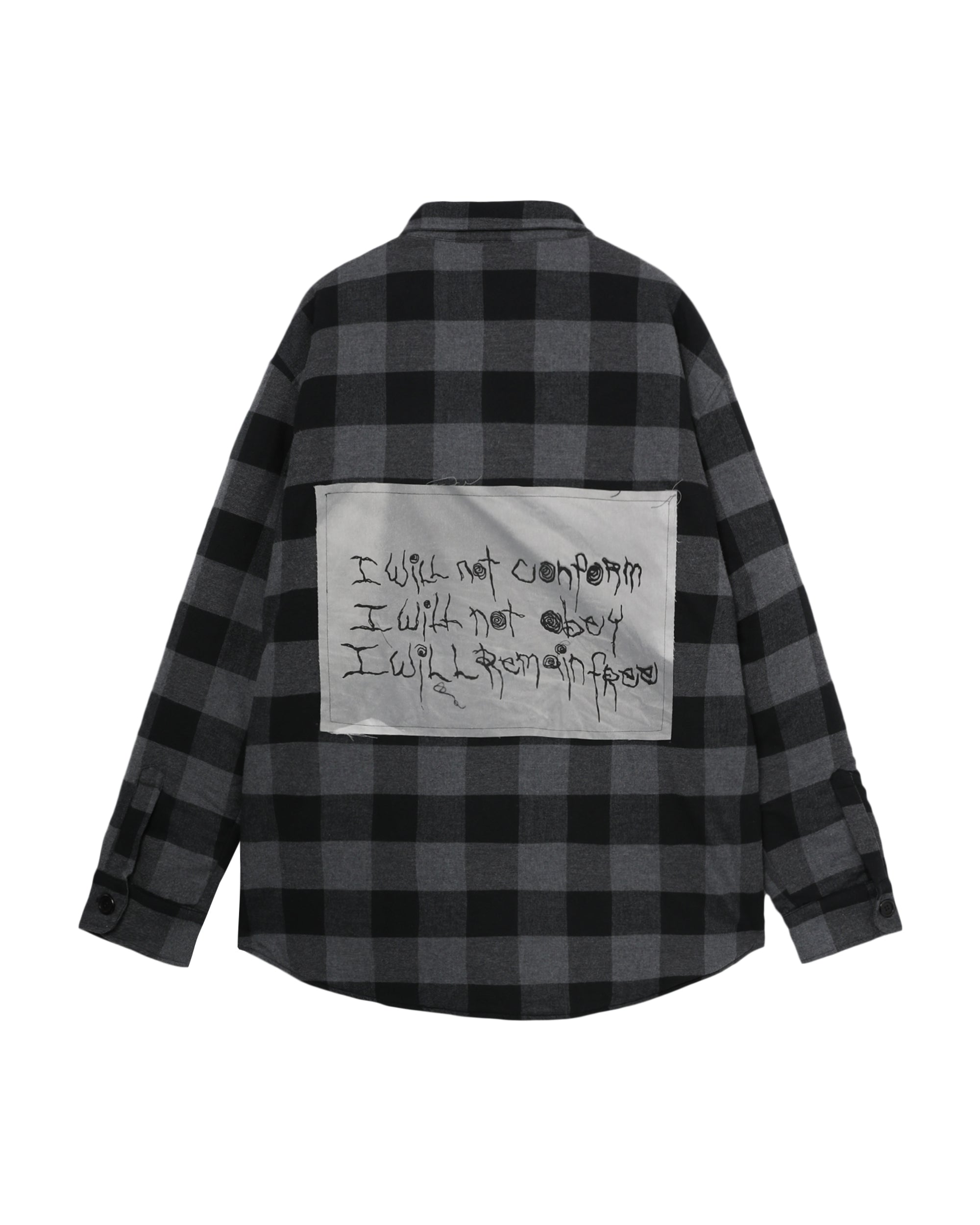 Padded flannel jacket