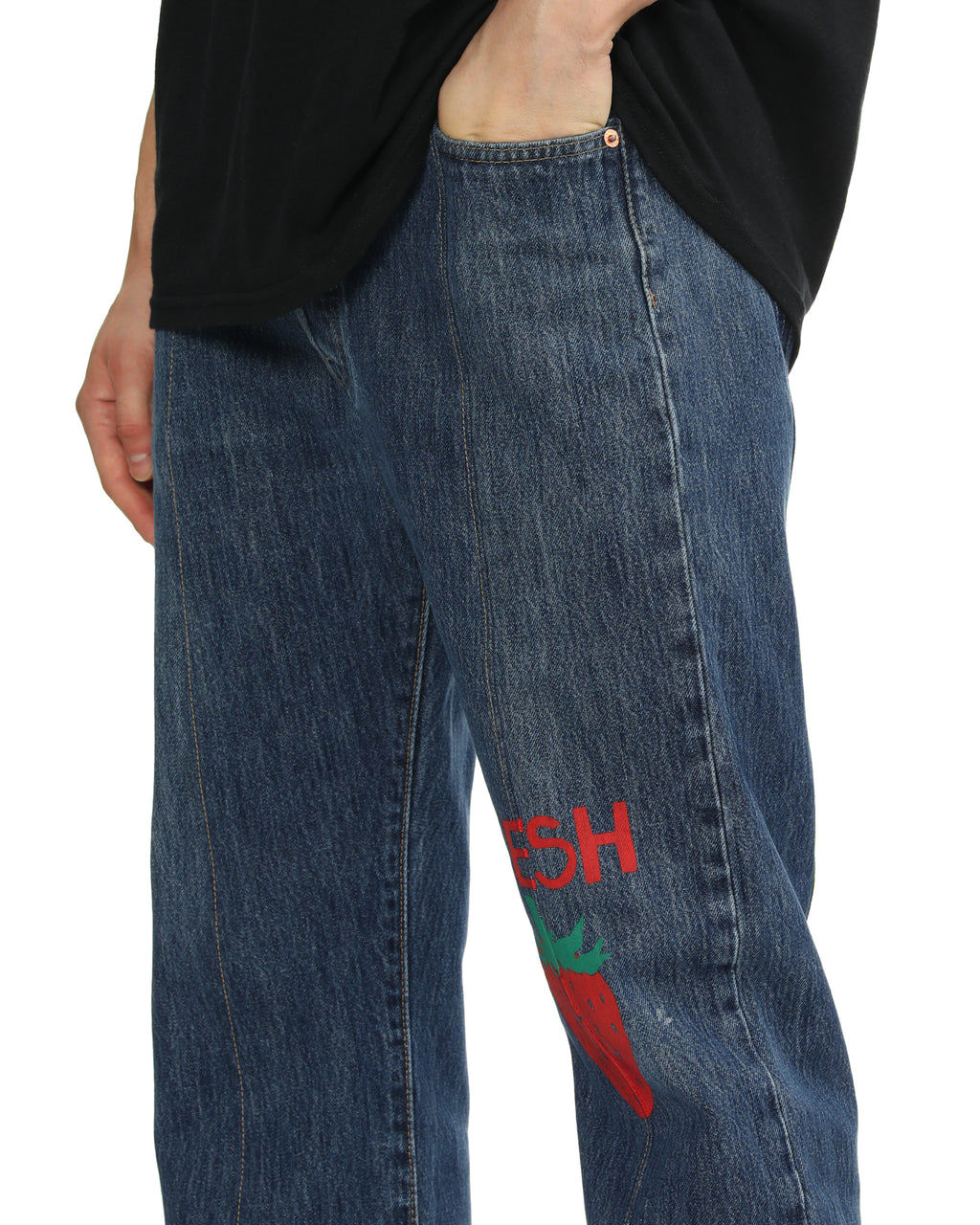 Fresh straight-leg jeans