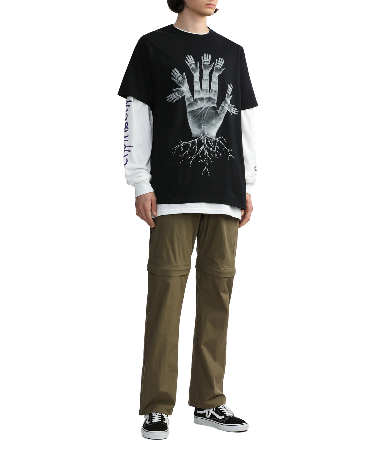 Zipped cargo pants