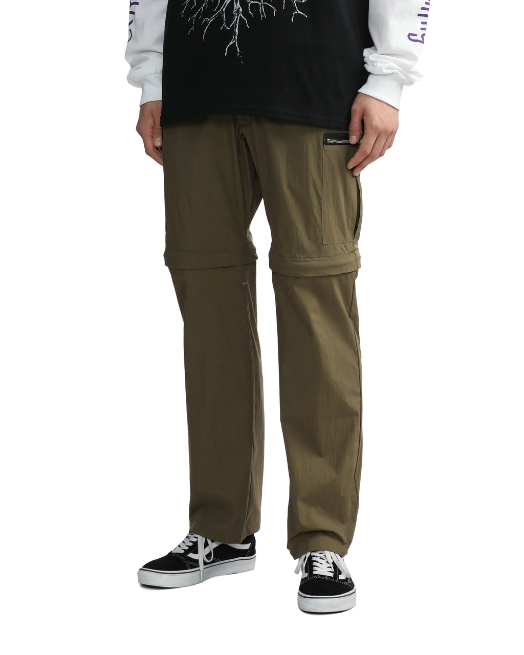 Zipped cargo pants