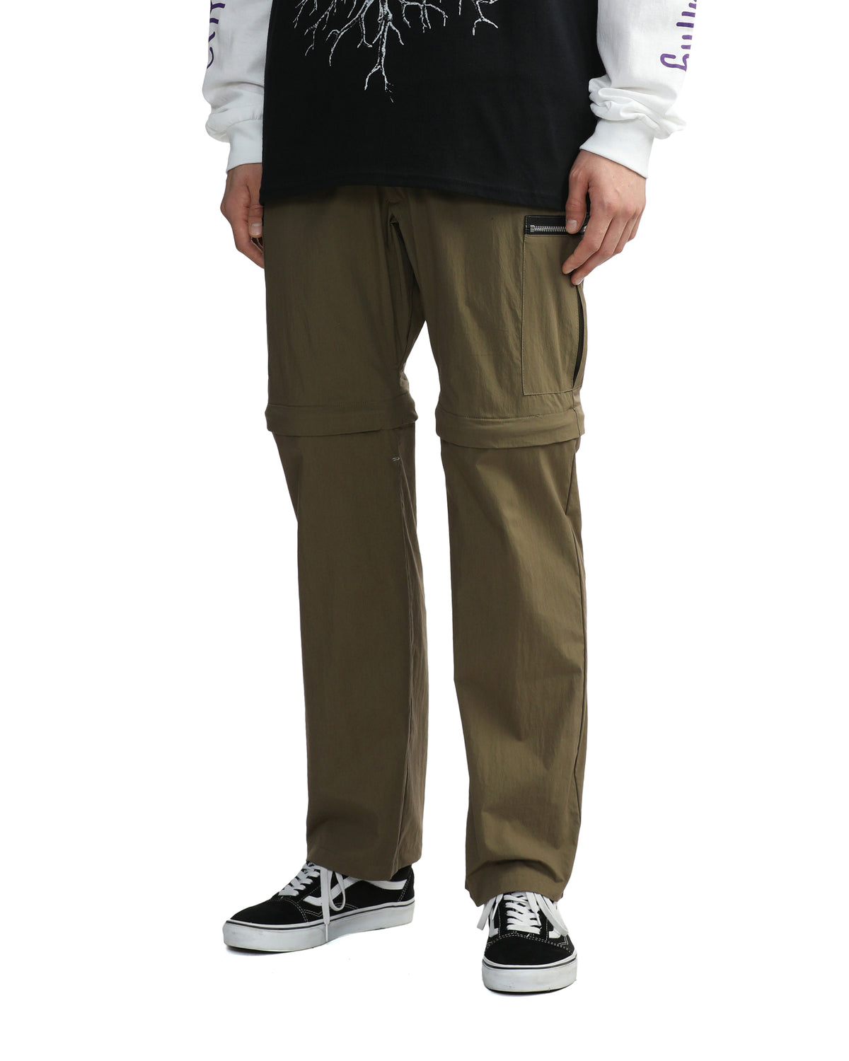 Zipped cargo pants