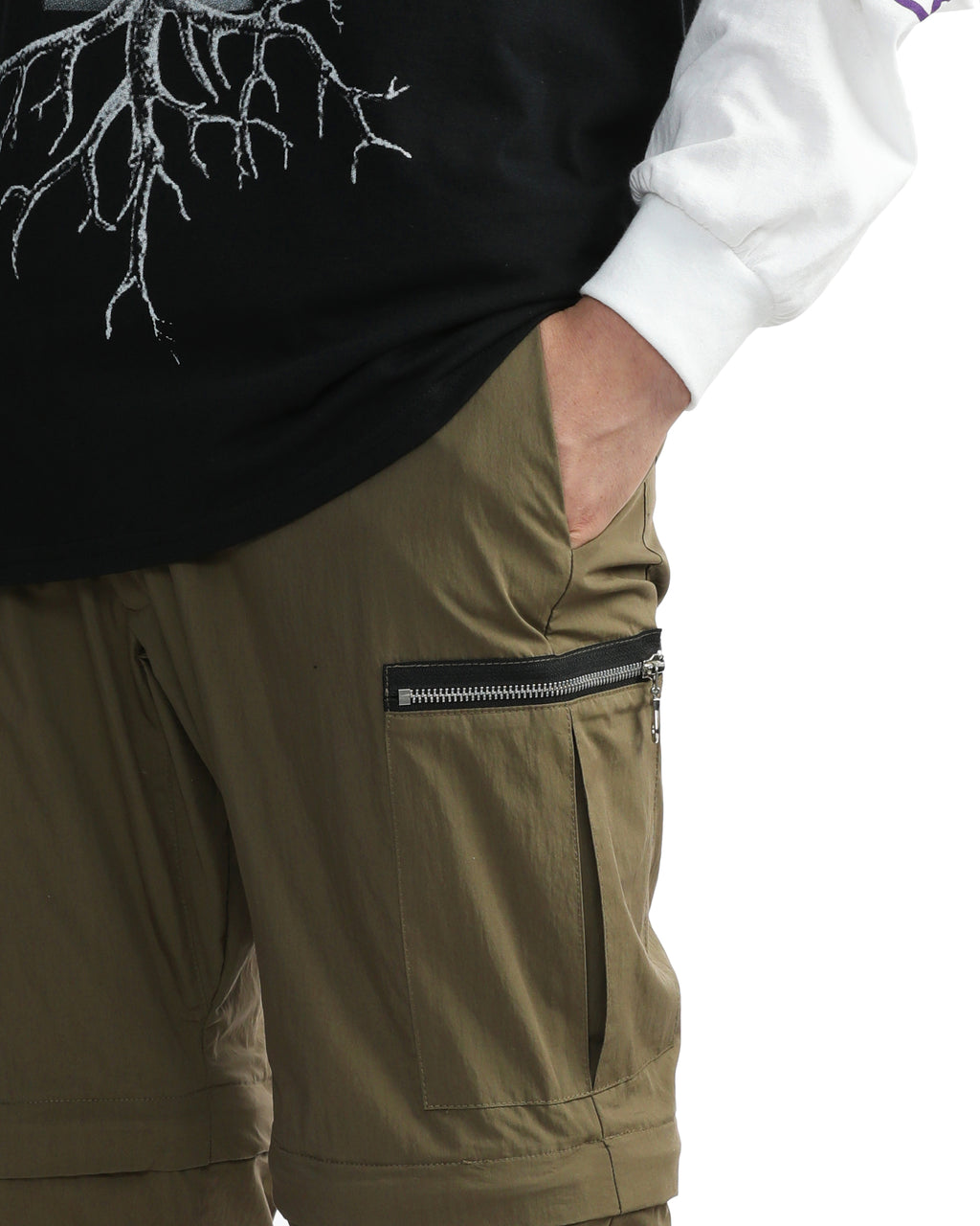 Zipped cargo pants