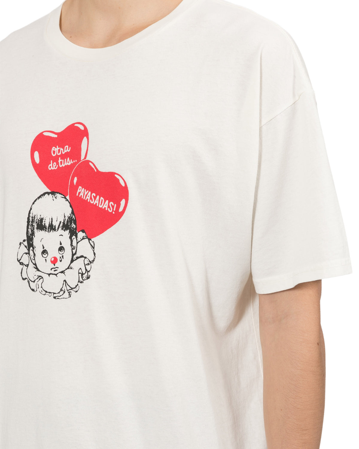 Graphic print crew neck tee