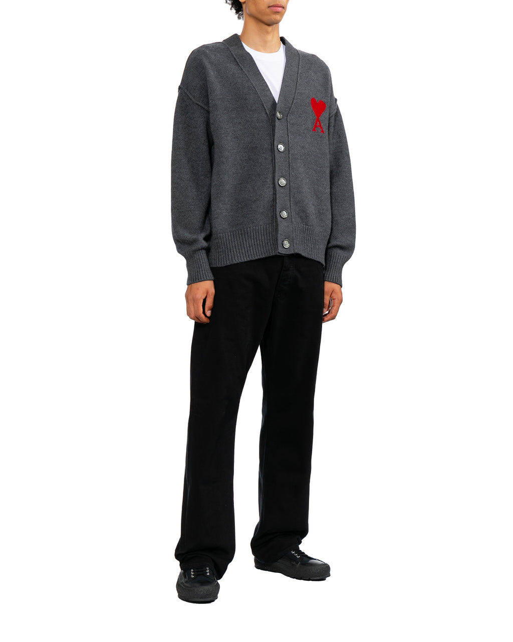 V-neck cardigan