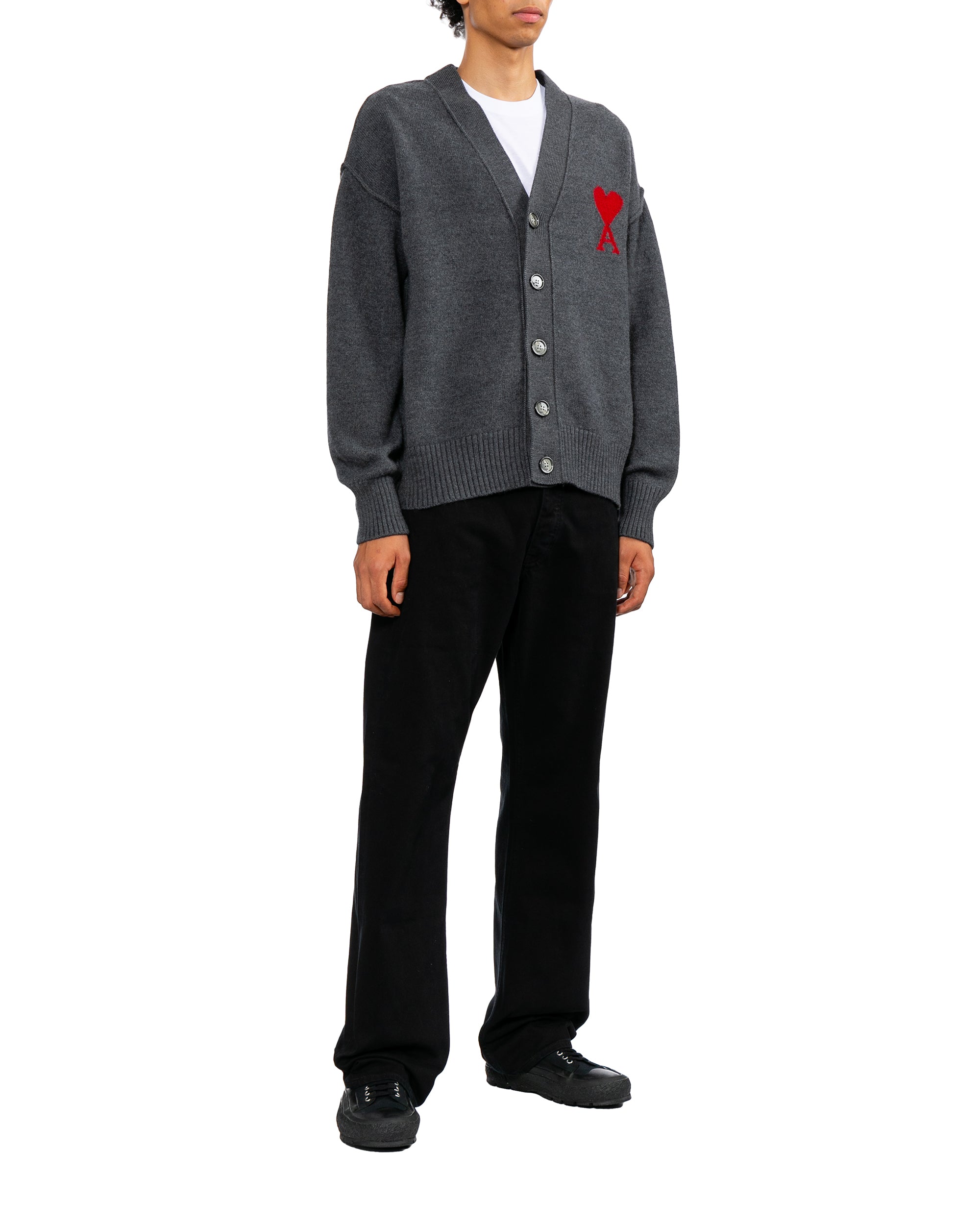 V-neck cardigan