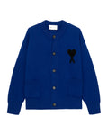 Ami heart button cardigan