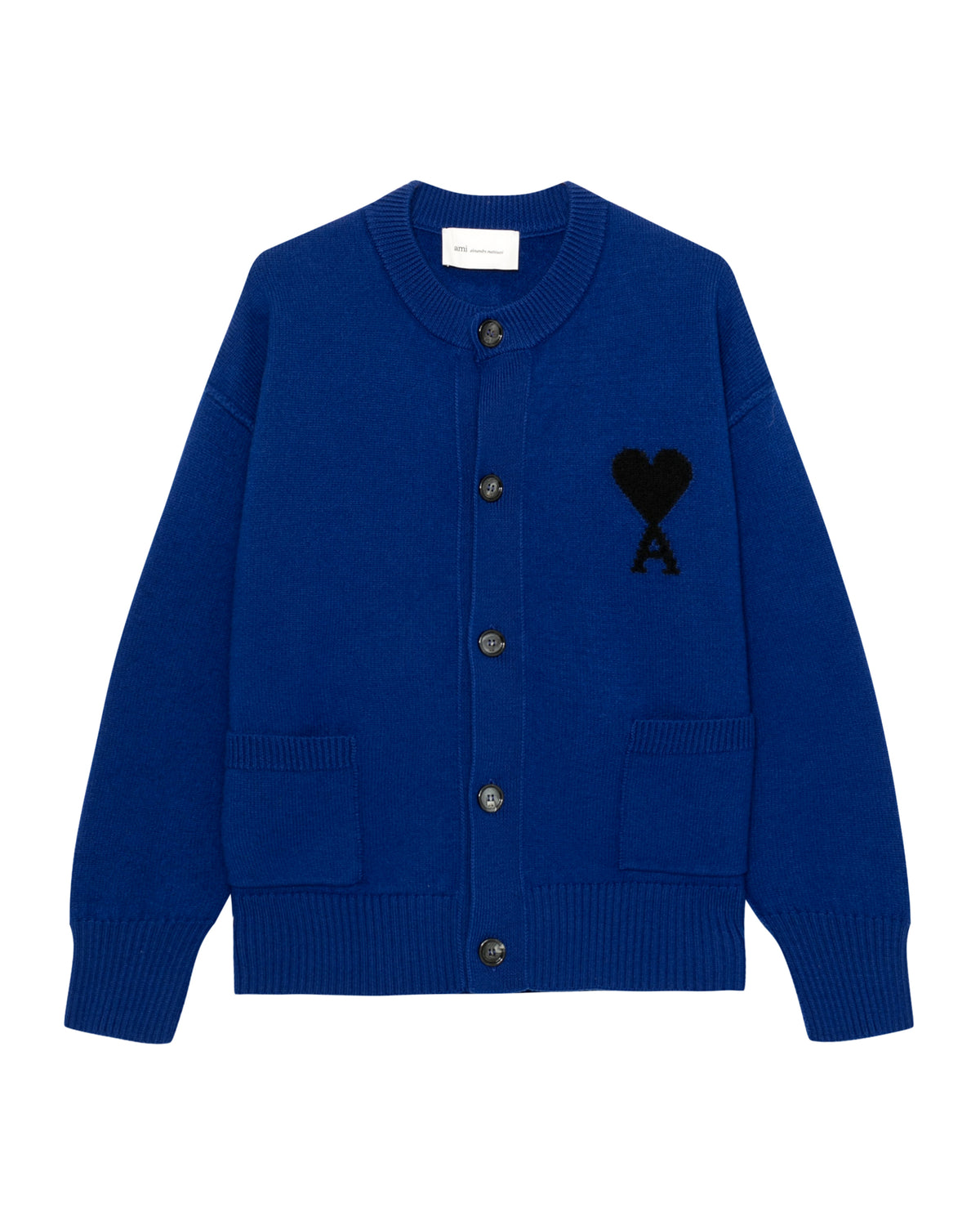 Ami heart button cardigan