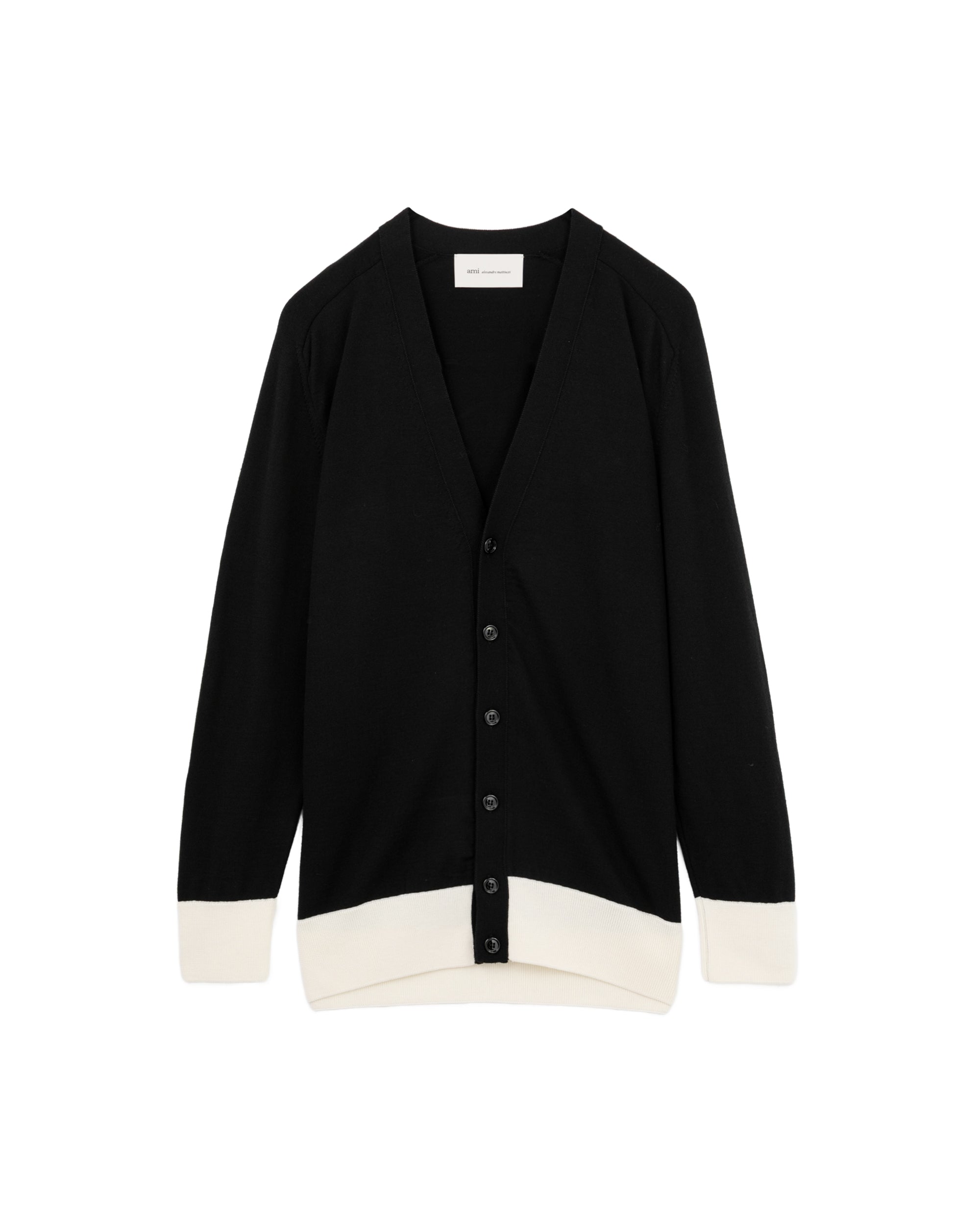 Contrast trim cardigan