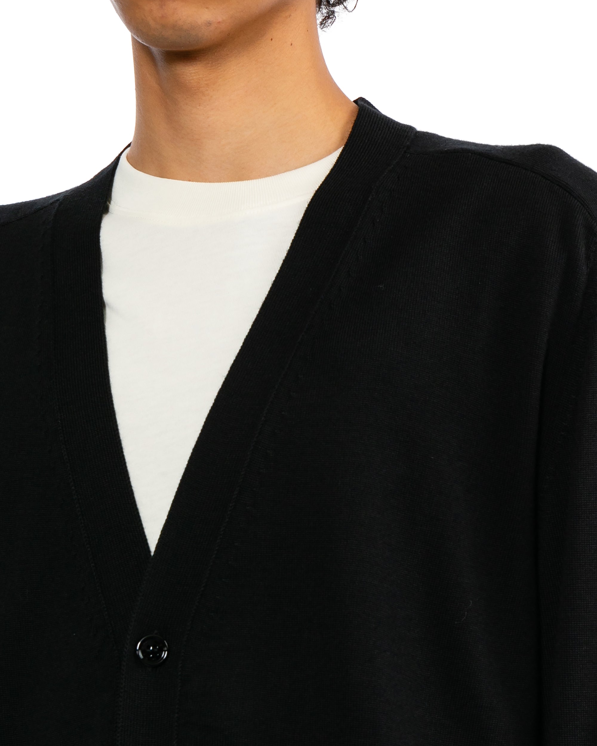 Contrast trim cardigan