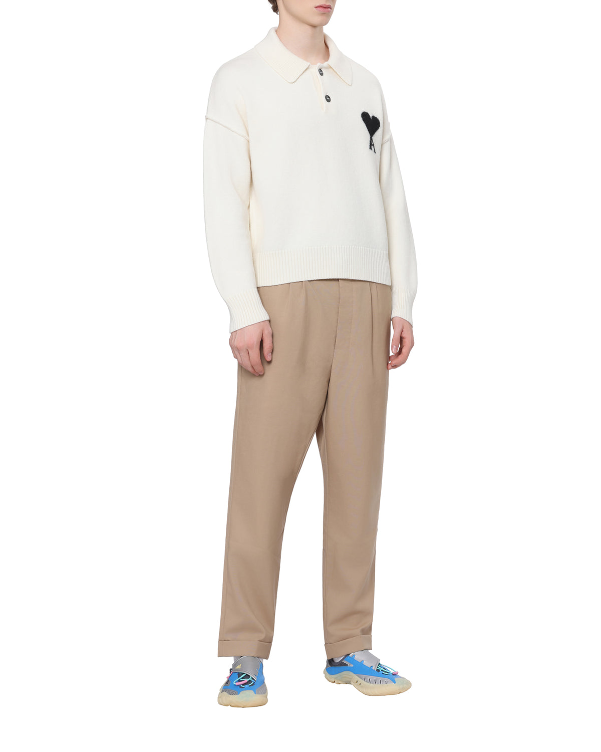 Long sleeve polo shirt