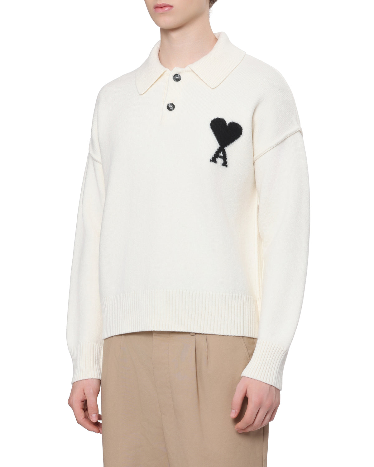 Long sleeve polo shirt