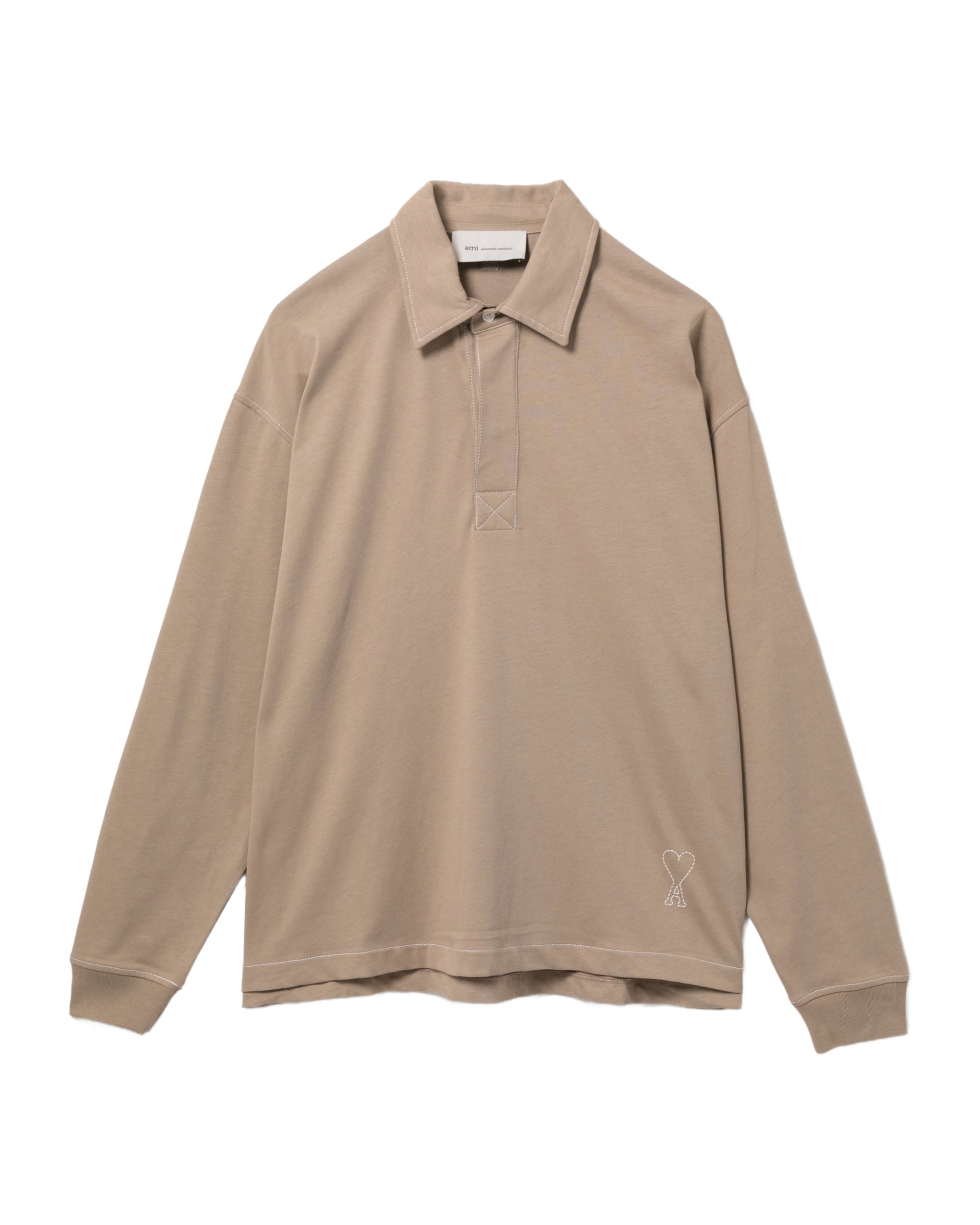 Long sleeve polo shirt