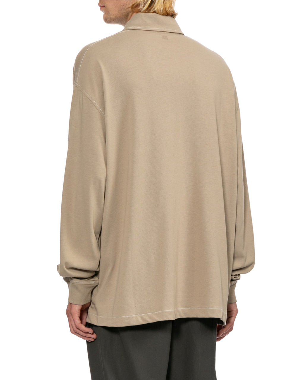 Long sleeve polo shirt