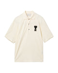 Ami de Coeur embroidered polo shirt