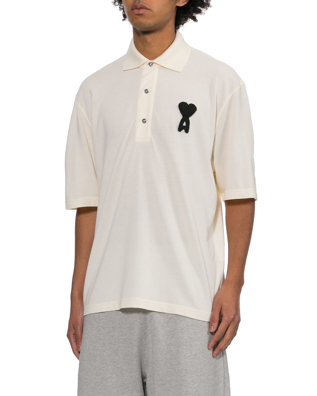 Ami de Coeur embroidered polo shirt