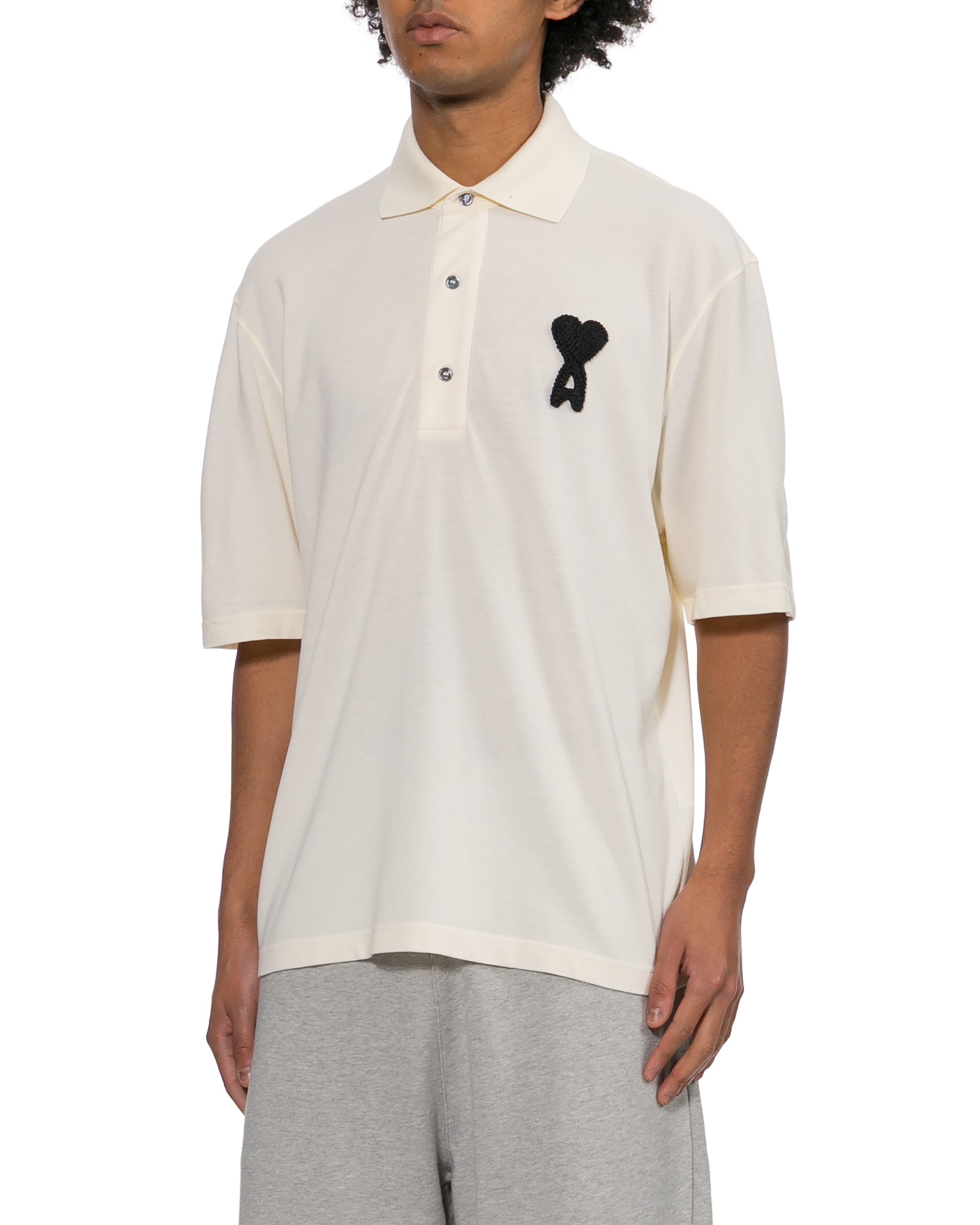 Ami de Coeur embroidered polo shirt
