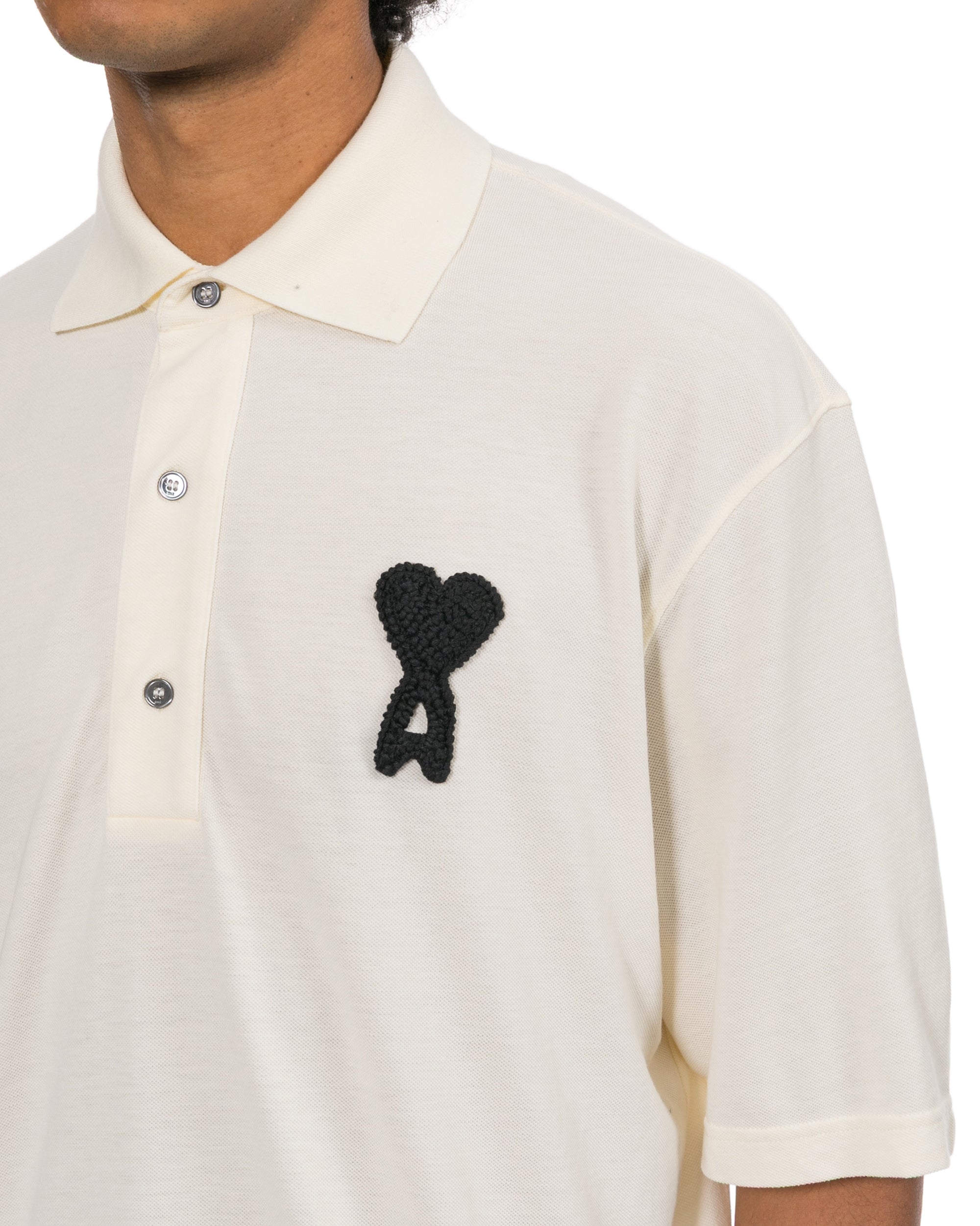 Ami de Coeur embroidered polo shirt