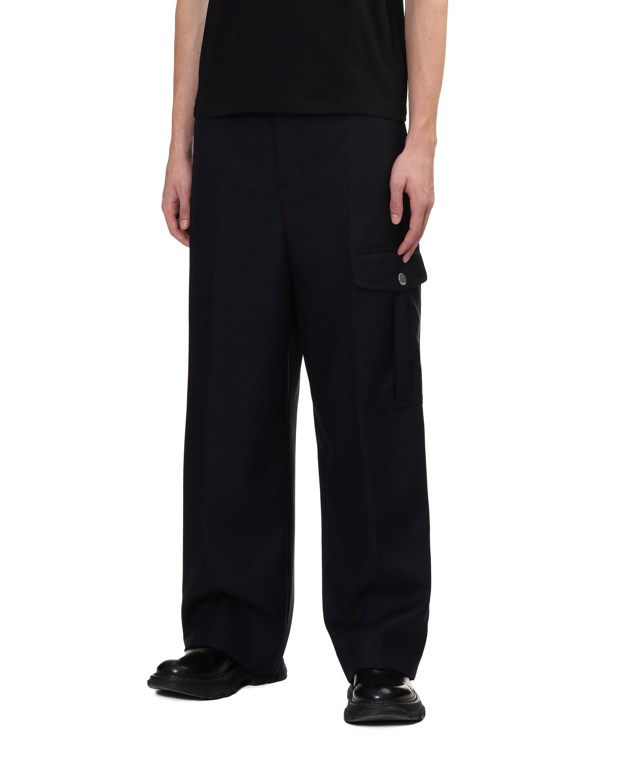 Straight leg trousers