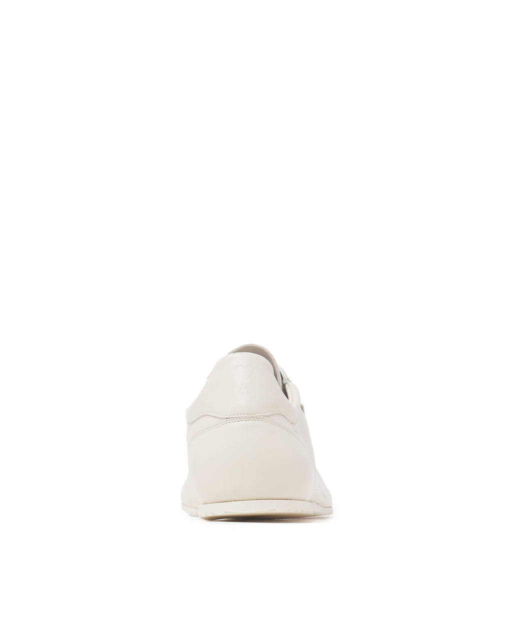 Perforated leather lace-up sneakers